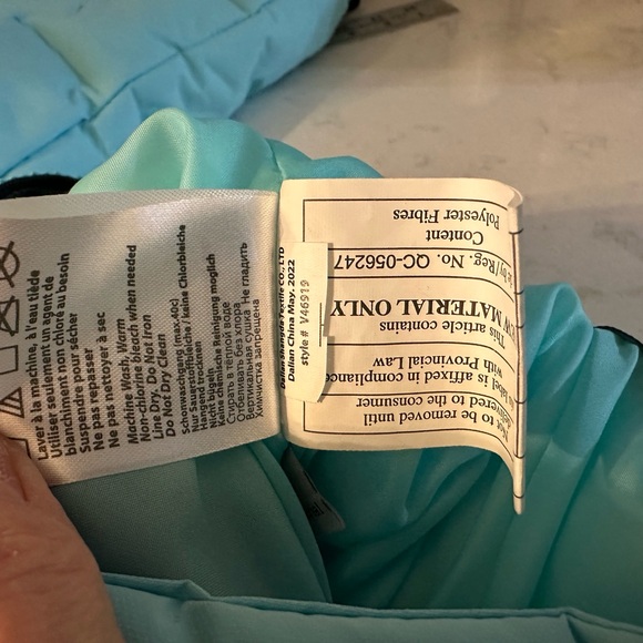 Kamik Girls' Aayla Jacket 2023 NWT Color Water (aqua) Size 14 Waterproof Bionic - Picture 15 of 15